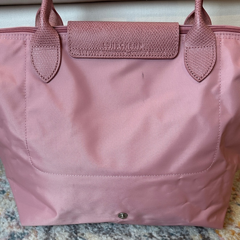 Longchamp Pink Medium Tote Bag - Picture 7 of 8